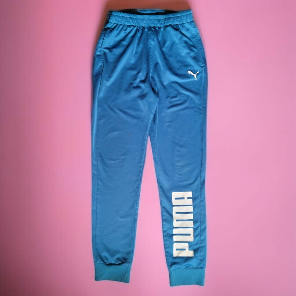 PUMA - Teal  Blue Branded Woman's Pants Size Small